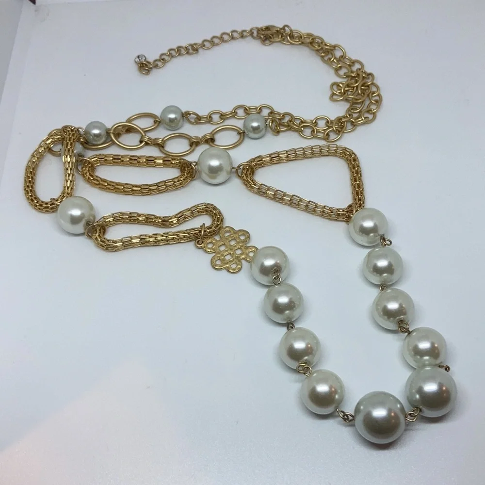 Extra long necklace, adjustable length, Brand new